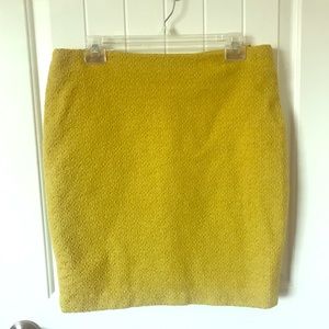 Mustard yellow skirt size 8
